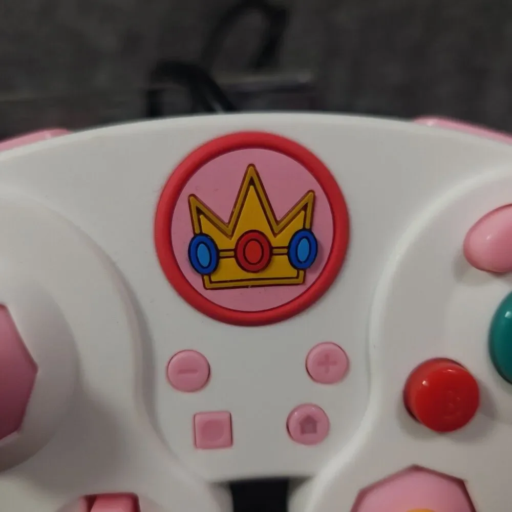PDP Wired Fight Pad Pro Nintendo Switch Princess Peach GameCube Style Controller